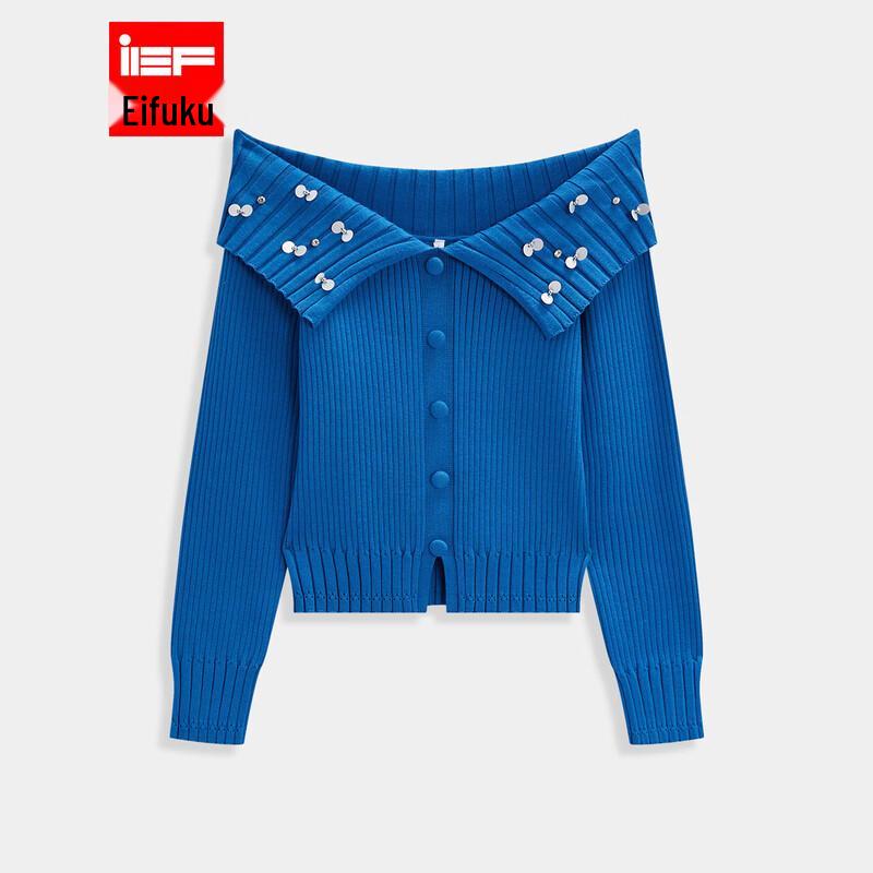 IEF French Style One-Shoulder Knit Top One Size