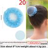 Children's Flower-style Colorful Hair Net Art Examination Dancing Net Bag Children's Hair Bun and Head Flower