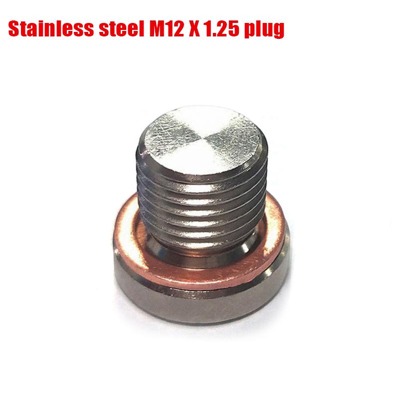 Z. M12 X 1.25 Заглушка лямбда-зонда O2 Заглушка Заглушка Выхлопные аксессуары С прокладкой Автомобильные Шестигранные Резьбовые детали