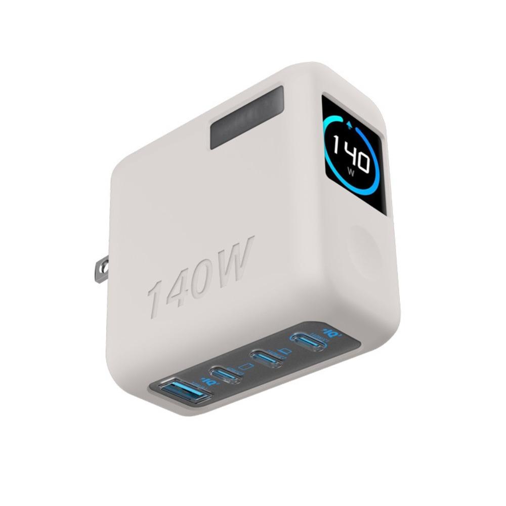 

Anti-fall Protective Charger Cover for Anker Zolo 140W GaN 4-Port Charger Travel сірий