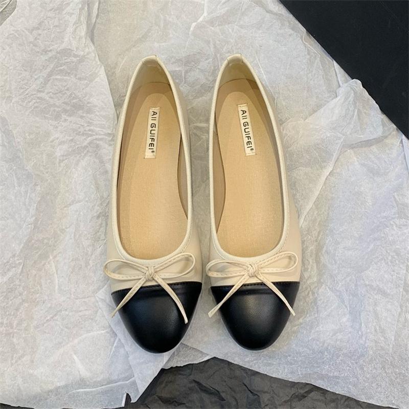 New Butterfly-knot Women Loafer Shoes Fashion Shallow Slip on Ladies Comfort Soft Sole Flats Spring Women's Comfort Shoes