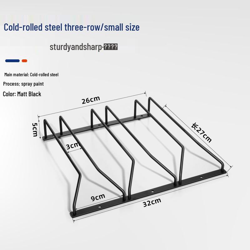 High-Stemmed 304 Stainless Steel Wine Glass Storage Rack for Red Wine Glasses