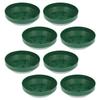 8Pcs Flower Arrangement Fixing Tray Plastic Flower Mud Holder for Foam Arrangements Sturdy Decorative Landscape Tool