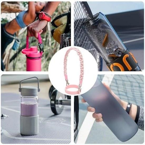 Water bottle strap holder Vistaprint silicone handle tumbler portable coffee mug sling travel outings gym
