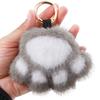 [Looking] Cat Keychain Paw Cat Trace Plush Toy Fluffy Women's