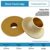 Stone Edge Grinding Wheel for French Edge Granite & Marble Tile - Trimming, Rounding, and Grooving with Angle Grinder