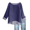 Women's O-neck Long Sleeve Printed Top T-shirt