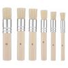 A25F-Multi-Size Stencil Brushes Set Of 6Pcs For Acrylic, Oil Watercolor Painting On Different Surfaces
