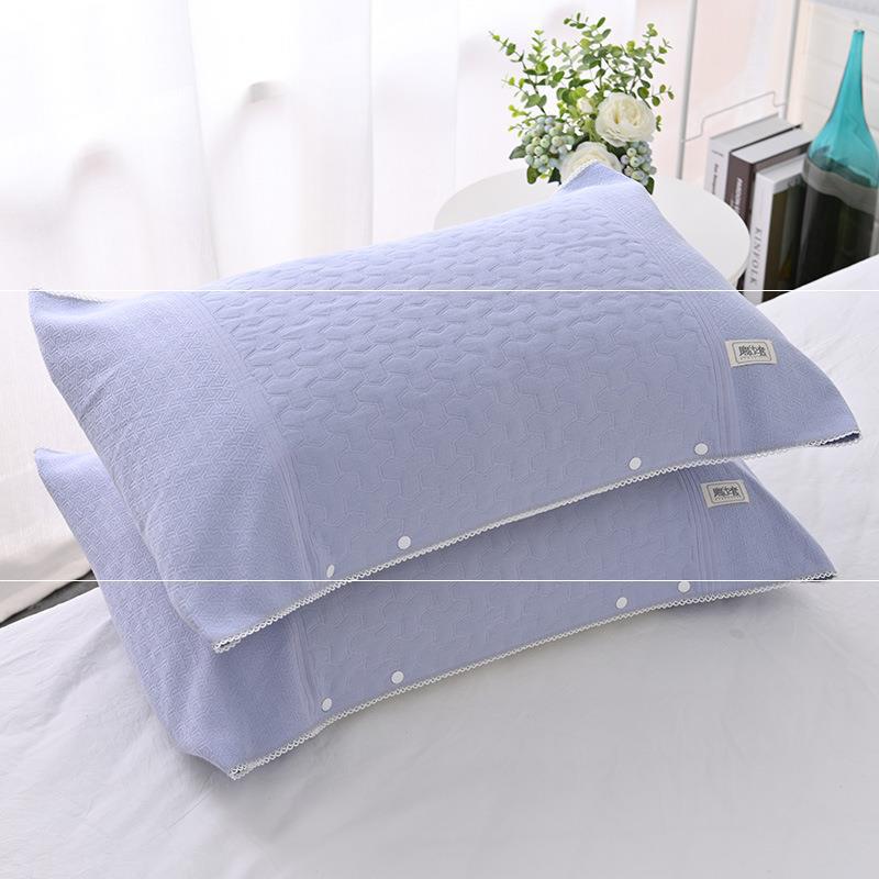 Buckle Design Can Be Fixed and Adjustable Non-slip Slip Off Pillowcase Single Gauze Pillow Cover Magic Pillow Cover Pillow Case