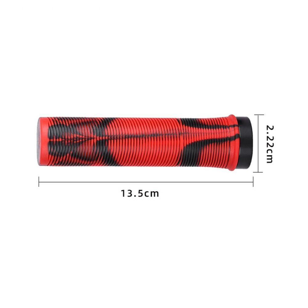 Practical TPR Bicycle Handle Bar Grips Non-slip Shockproof Handlebar Cover 5 Colors Cycling Accessories Outdoor Sports