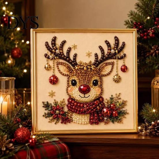 Przytulna Jesienna Dekoracja Domu Halloweenowy Zestaw do Malowania Perłami Sztucznymi, Uroczy Duch 3D Art DIY Ręcznie Robione Prezenty Świąteczne dla Nastolatków Zestaw dla Dorosłych, Boże Narodzenie