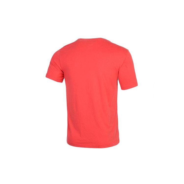 Jordan Gradient Letter Print Washed Crew Neck Short Sleeve T-Shirt Men Tops Red CN3108-631