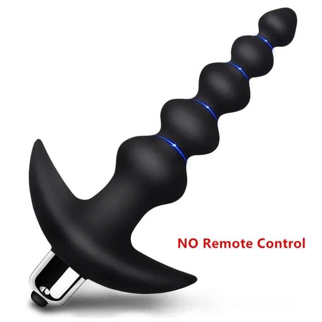 Silicone Anal Beads Vibrator for Women Men Dildo for Anal Butt Ball Plugs Remote Control Prostate Massager Sex toys for Adults