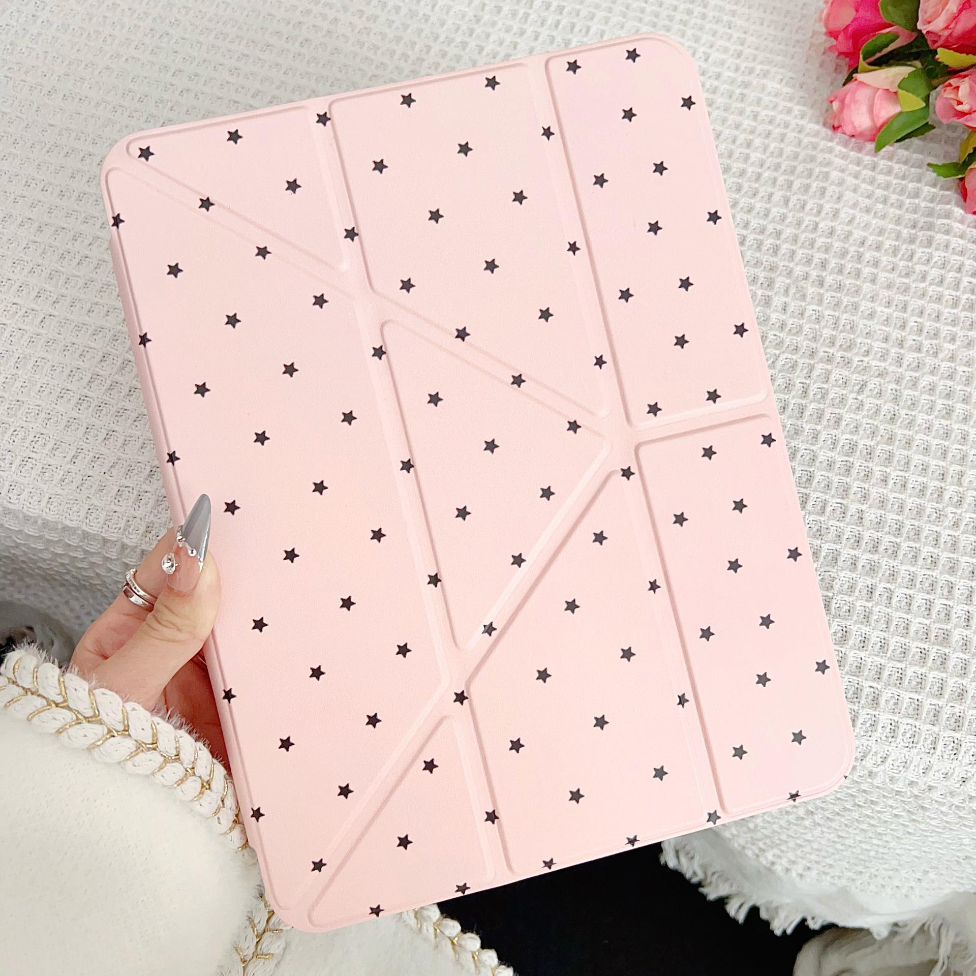 

Blue & Pink Checkered iPad Case for iPad Air 5 & iPad Mini 6 - Internet Celebrity Design iPad mini (8.3 inches) рожевий