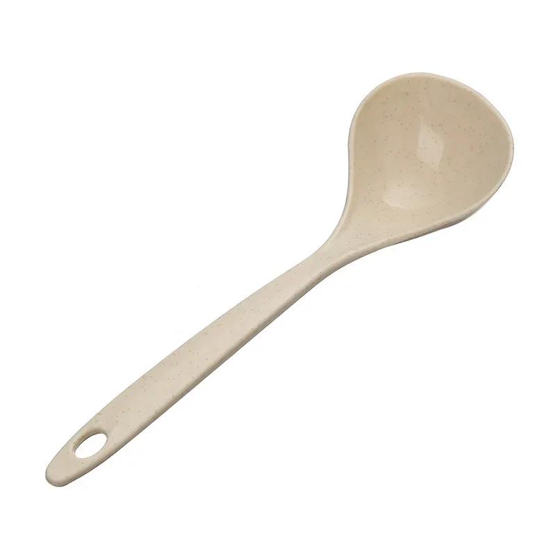 Soup Spoon Ladle Silicone Pot Spoons With Long Handle Spoon Home Strainer Cooking Colander Utensils Kitchen Scoop Tableware Hot