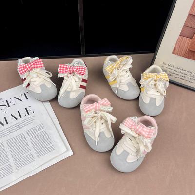 Chaussures de Sport Douces pour Filles Printemps 2026 - Baskets Blanches Confortables et Décontractées pour Enfants