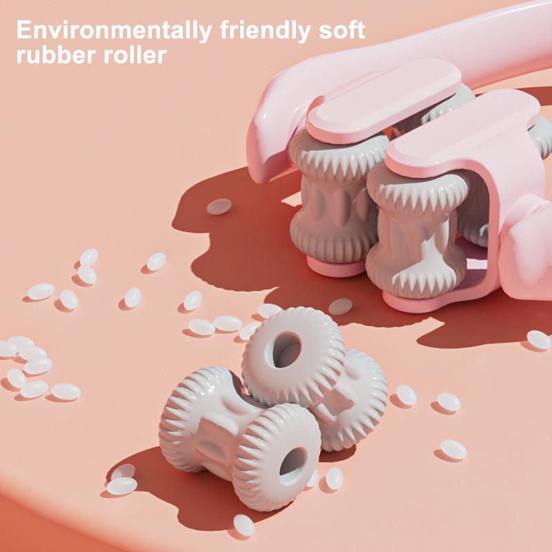 Finger Massager Dual-Row Roller Design Easy Use Relieve Finger Fatigue Portable Finger Joints Massager With Elastic Handle