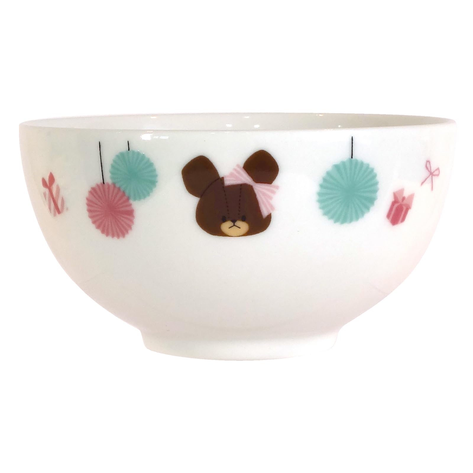 

The School Rice Microwave and Dishwasher Gift For Made in Product Number 789110 Bears Bowl, Safe, Me, 10.5cm, Japan, белый