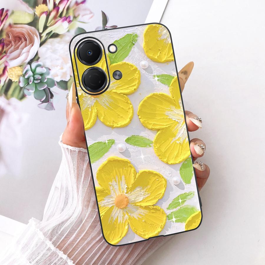 For Tecno Spark Go 3 5G Case Cute Cat Painted Capa for Tecno Spark GO3 KN3 Pop 20 Soft Silicone Bumber Shell for Sparkgo 3 Funda