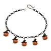 Resin Halloween Pumpkin Necklace Bat Halloween Jewelry Ghost Pendant Necklace  Ghost Festival