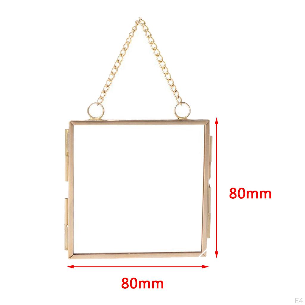 Glass for Dried Flowers, Photo Wall Hanging Decor Display DIY Pressed Flowers Picture Ornament