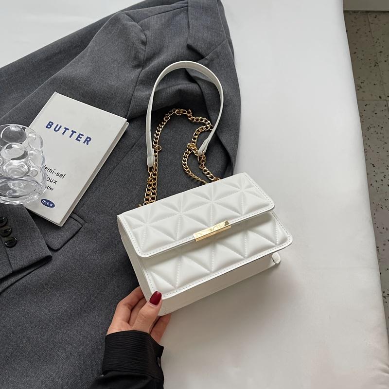 

Модные сумки-цепочки для женщин, маленькие сумочки, элегантные квадратные сумки, роскошные стеганые сумки с ромбовидным узором, квадратные рюкзаки, идеально подходящие для повседневных прогулок, шопинга