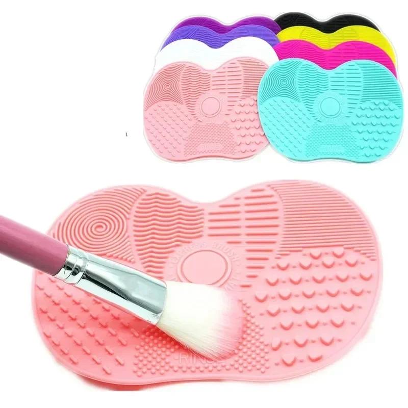 Newest Silicone Makeup Brush Cleaner Pad Cosmetic Brush Washing Gel Cleaning Mat Foundation Scrub Board