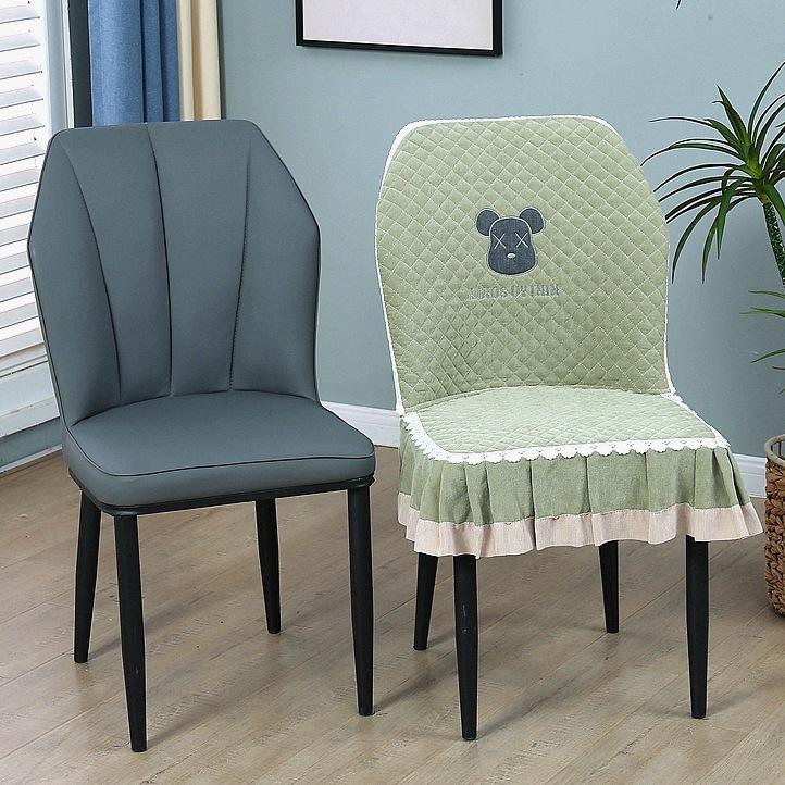 Special-Shaped Chair Seat Cushion One-Piece Chair Cover, Light Luxury Dining Table Chair Cover Universal In All Seasons, Non-Slip And Breathable Cover