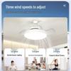 Silent E27 Screw Base Ceiling Fan Light with Invisible Blades and Pure Copper Motor