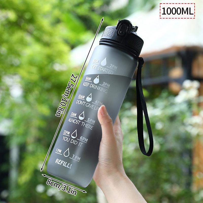 1 Liter Large Capacity Sports Water Bottle Leakproof Bottles Drinking Outdoor Travel Gym Fitness Jugs For Kitchen Cups