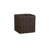 Foldable Large Capacity Imitation Wicker Rattan Storage Basket & Toy Organizer