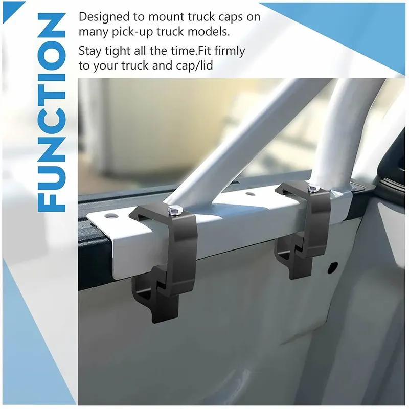 Truck Caps Camper Mounting Clamp Fit Chevy Silverado Dodge Dakota Ram 1500 2500 3500 Ford F150 F250 Nissan Titan Toyota Tundra