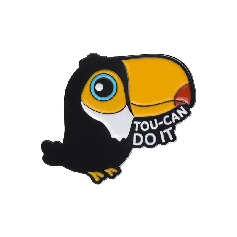 Animal Cartoon Colorful And Plant Themed Brooches Unique Fashion Accessories Set