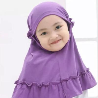Écharpes Shawls Sous-écharpes Islamiques Amira pour Enfants Turbans Musulmans Strass Années Hijab Filles E7L4