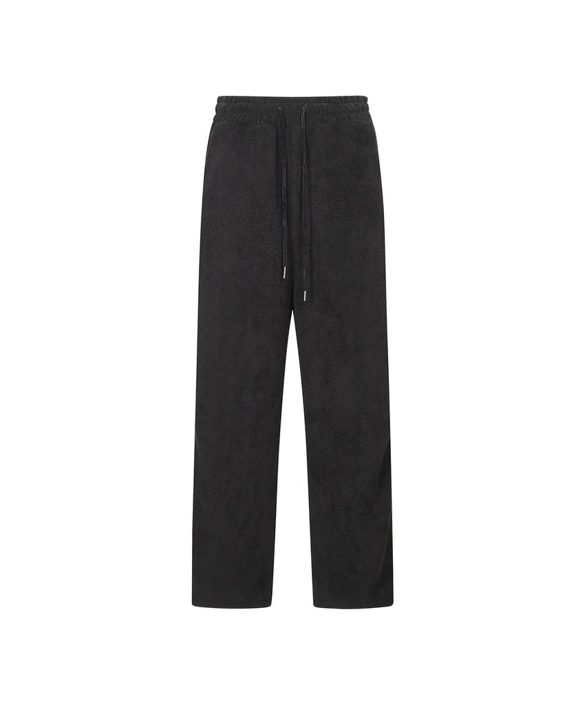 THREE TO EIGHTY Dual-Surface Corduroy Pants Black