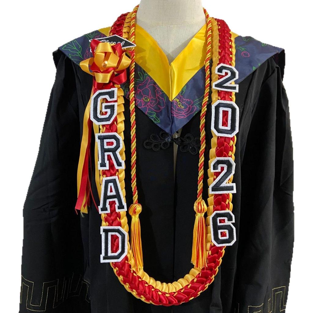 2026 Graduation Ceremony Award Garland Wide Double Layer Graduation Honor Cord Combination