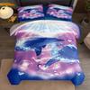Sunset Play Dolphins 3D Bedding Set Without Sheet Single Twin Double Queen King Cal King Size Bed Linen Set