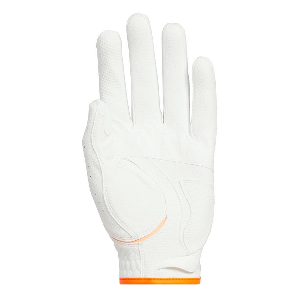 Palm Wrap Golf Orange LH23 [Adidas Golf] Multi-Fit Gloves, White/Lucid