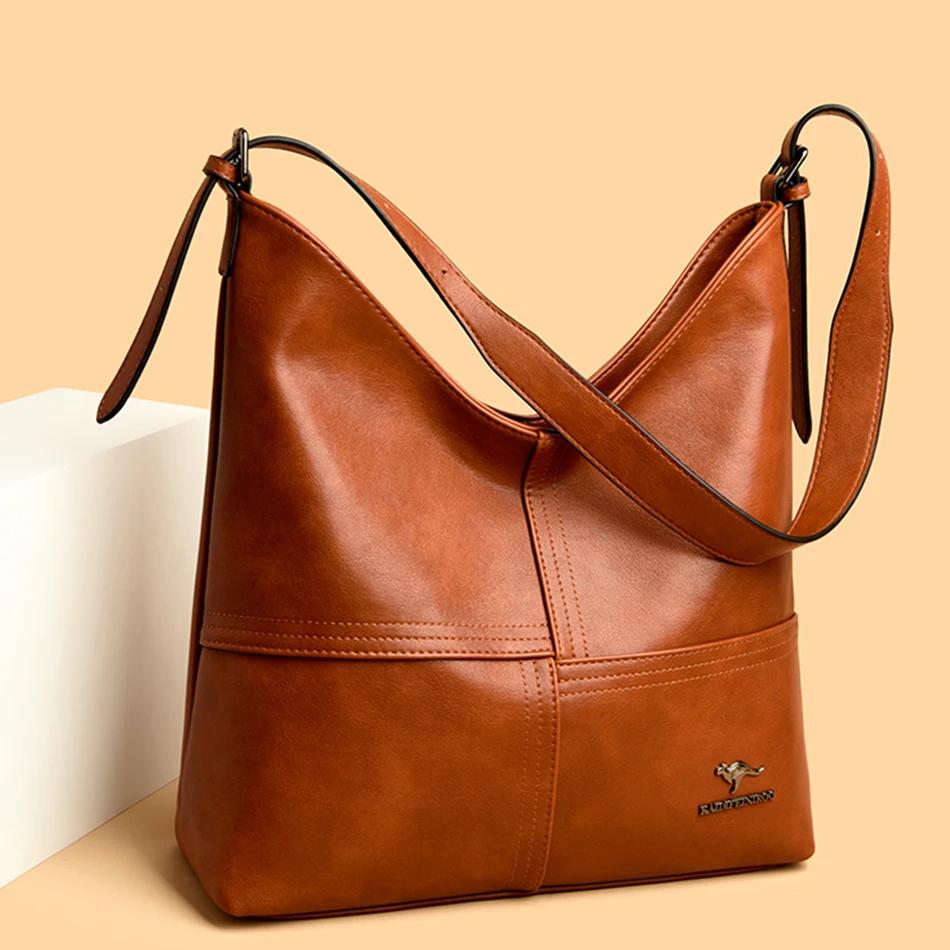 Luxury Casual Tote Women Bag High Quality Leather Ladies Hand Bags for Women  Shoulder Bag Big Top-Handle Bags