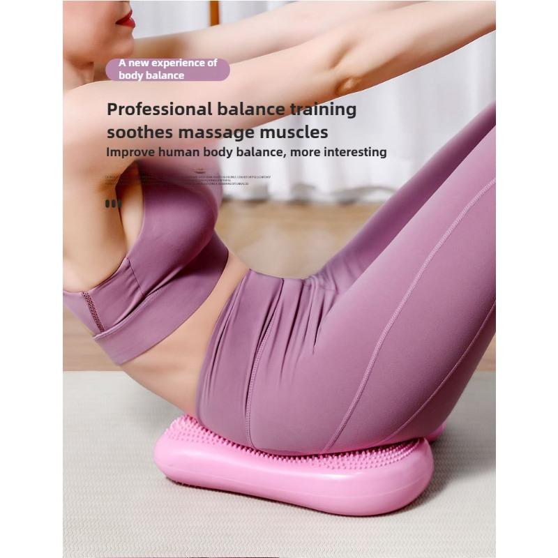 Yoga Pilates Multifunctional Stepper Fitness Mute Indoor Balance Inflatable Mat Elliptical Trainers