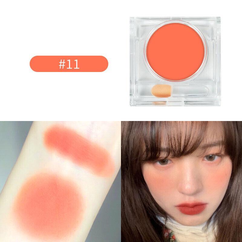 1 Stück Puder Rouge Palette Mineralpuder Langlebig Natürlich Wangenkontur Helles Pfirsichpuder Rouge Kosmetik WBL