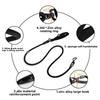 Shock Absorbing Bungee Dog Leash, Nylon Retractable Lead With Zinc Alloy Clip For Small Medium Dogs Walking Training