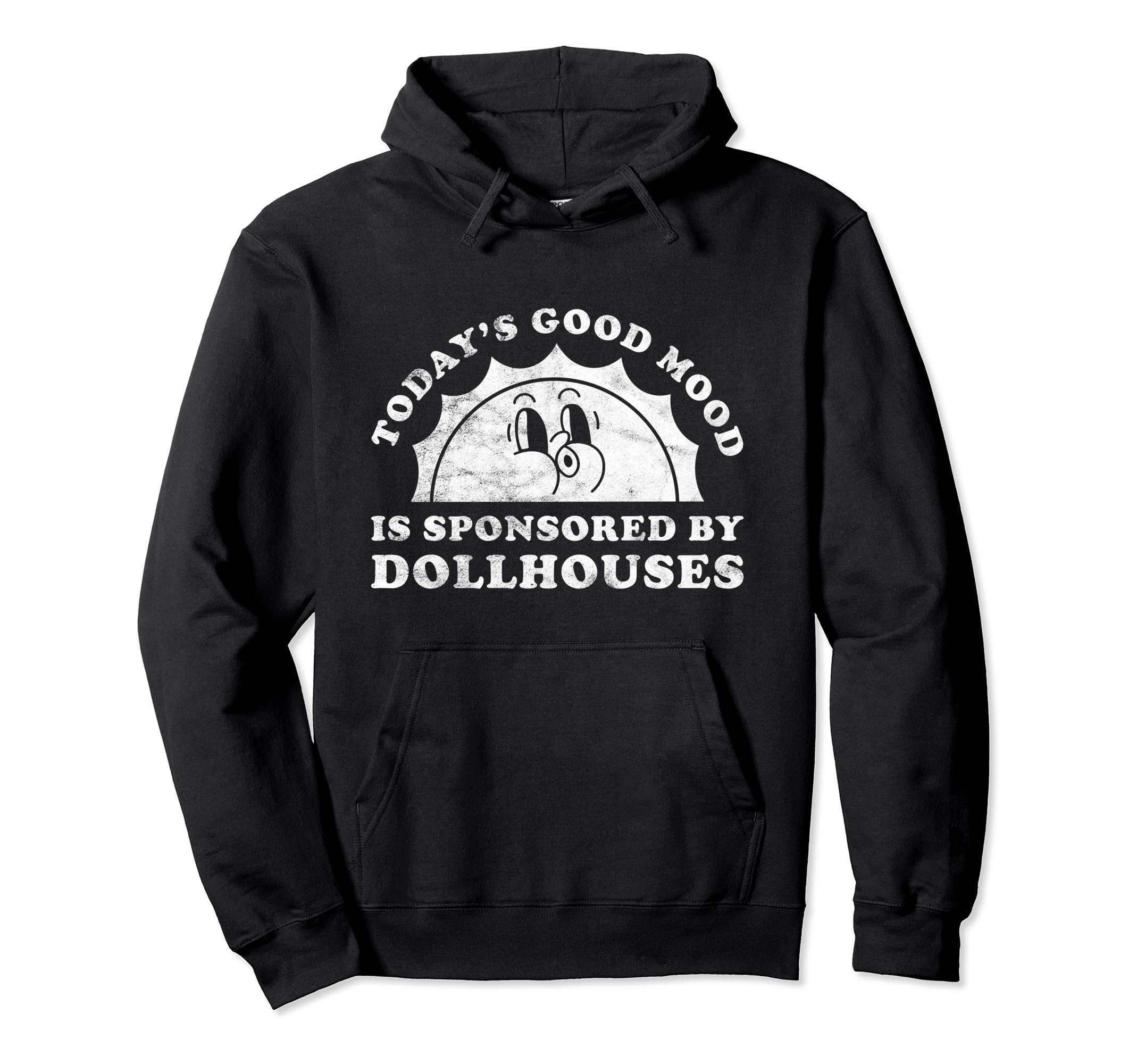 

Funny Cute Retro Vintage Dollhouse Hoodie чёрный