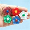 10Pcs Kawaii Flower Resin Charms, Colorful Five-petal Flower Pendants for DIY Jewelry