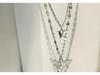 S925 Silver Double Layer Butterfly Necklace – Elegant European & American Design