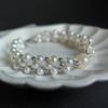 Silver Bracelet with Natural Baroque Pearls, Item Weight 15.82 Gr (2185215)