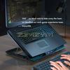 Laptop Cooling Pad with 8 Fans Dual USB Port Foldable Laptop Cooler Base Notebook Stand Adjustable Speed For Heat Dissipation