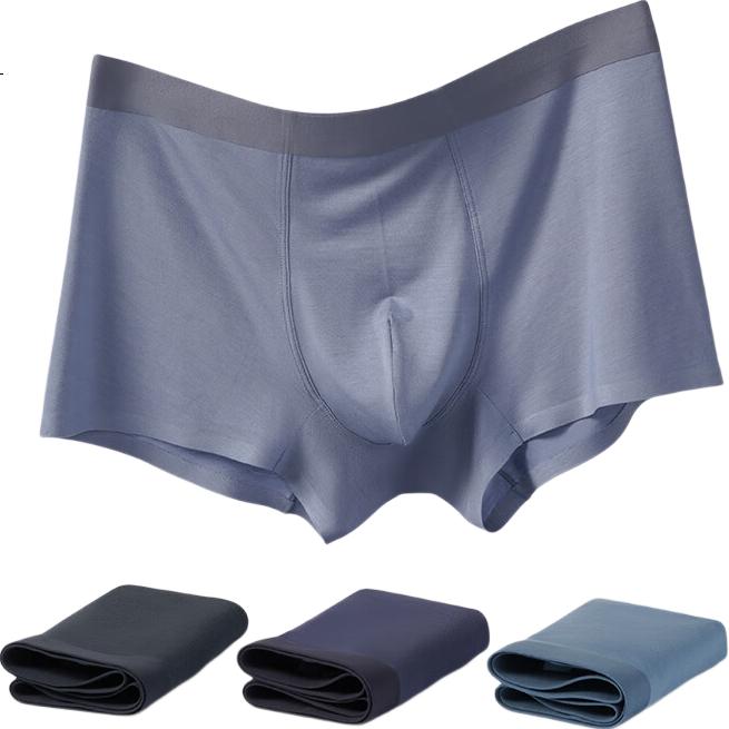 LangSha Men's Underwear, Modal Seamless Antibacterial Graphene Crotch, Moisture-Proof Breathable Boxers, Shorts, Briefs