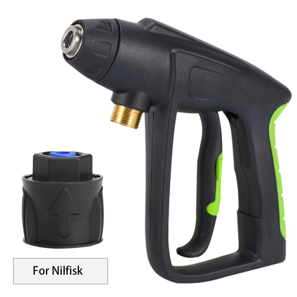 Pistol de înaltă presiune pentru spălare auto, duză, mașină de spălat, pistol cu ​​apă, cap autoblocant M22 * 1,5 mm, pentru Karcher Lavor Nilfisk Car Beauty Shop