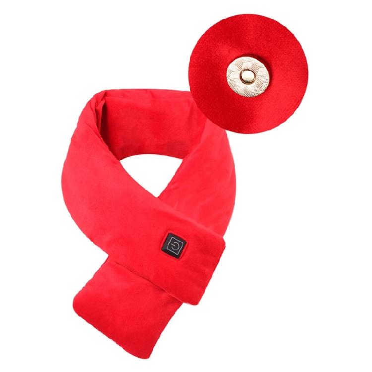 Heated Scarf Neck Heating Pad Washable Shawl Soft Warm Neck Wrap for Men Women